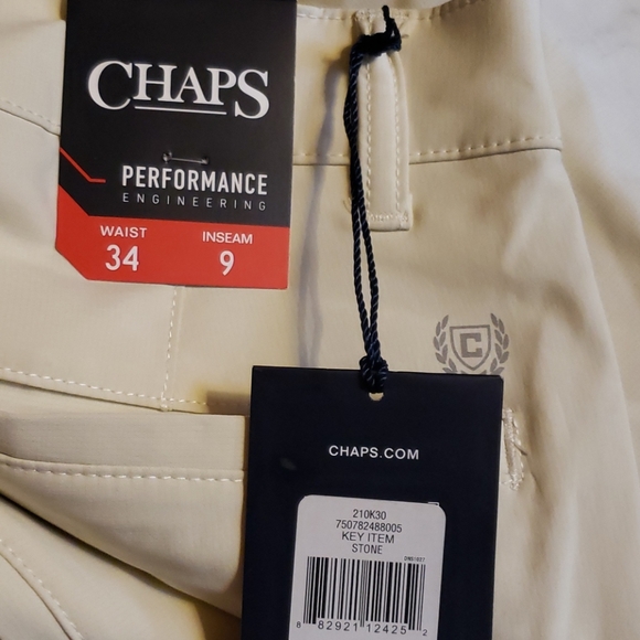 Chaps (stone color) shorts, size 34 - Picture 8 of 9